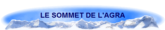 LE SOMMET DE L'AGRA
