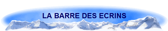 LA BARRE DES ECRINS