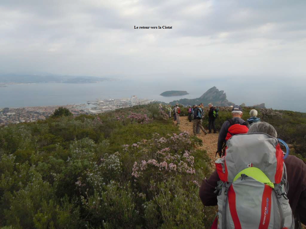 Le retour vers la Ciotat