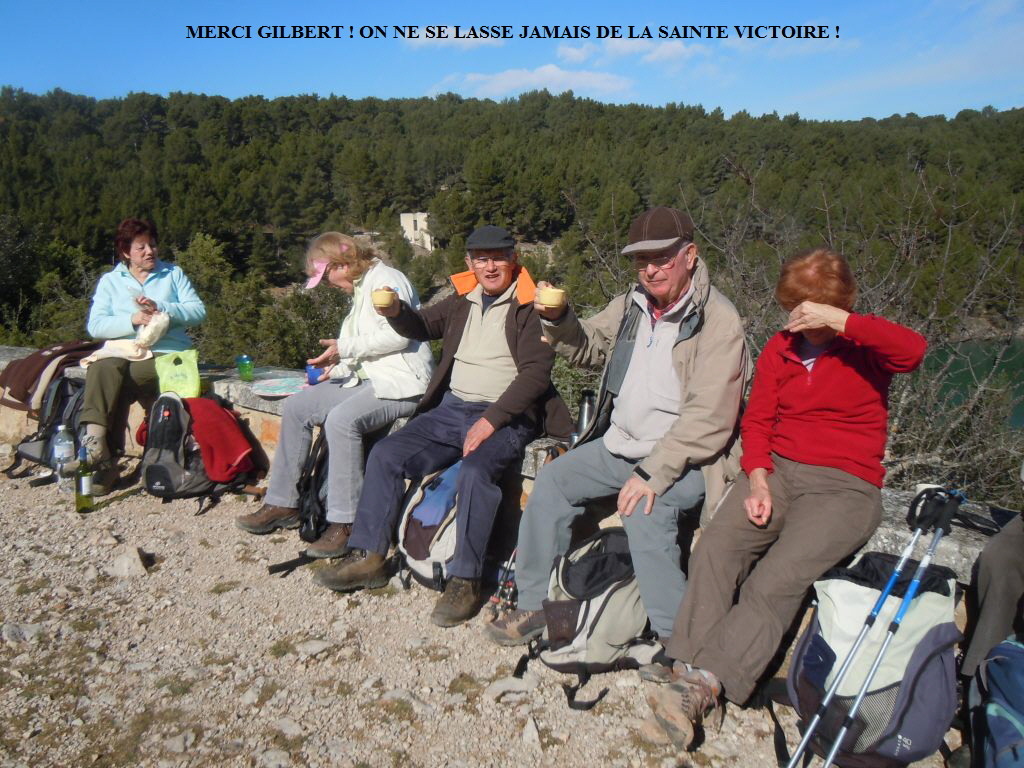 MERCI GILBERT ! ON NE SE LASSE JAMAIS DE LA SAINTE VICTOIRE !