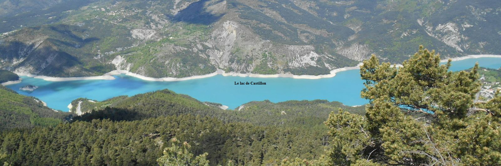 Le lac de Castillon