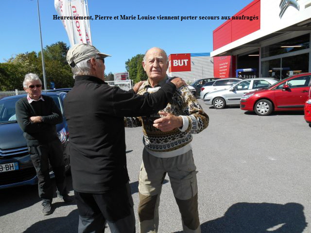 Heureusement, Pierre et Marie Louise viennent porter secours aux naufrags