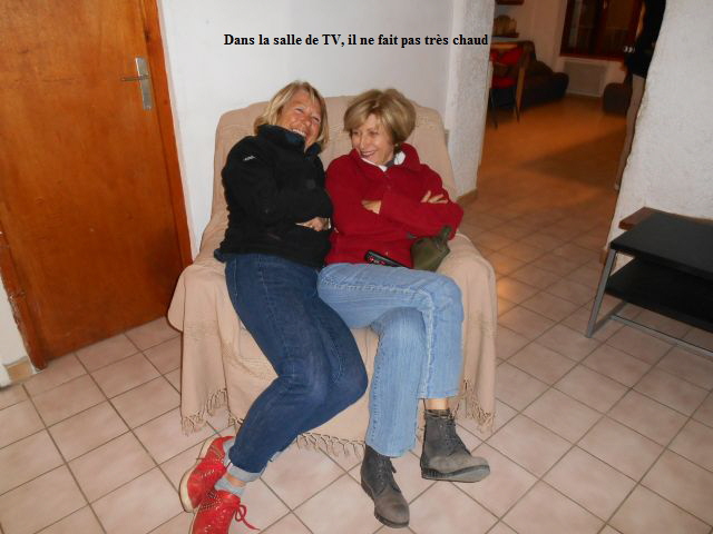 Dans la salle de TV, il ne fait pas trs chaud