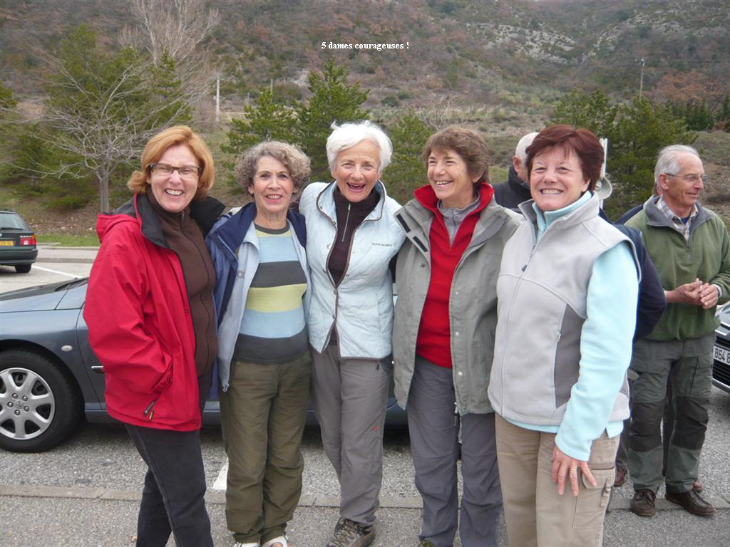 5 dames courageuses !