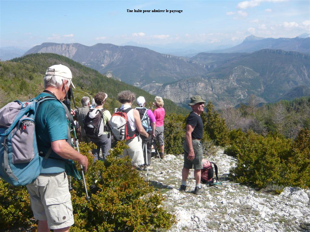 Une halte pour admirer le paysage