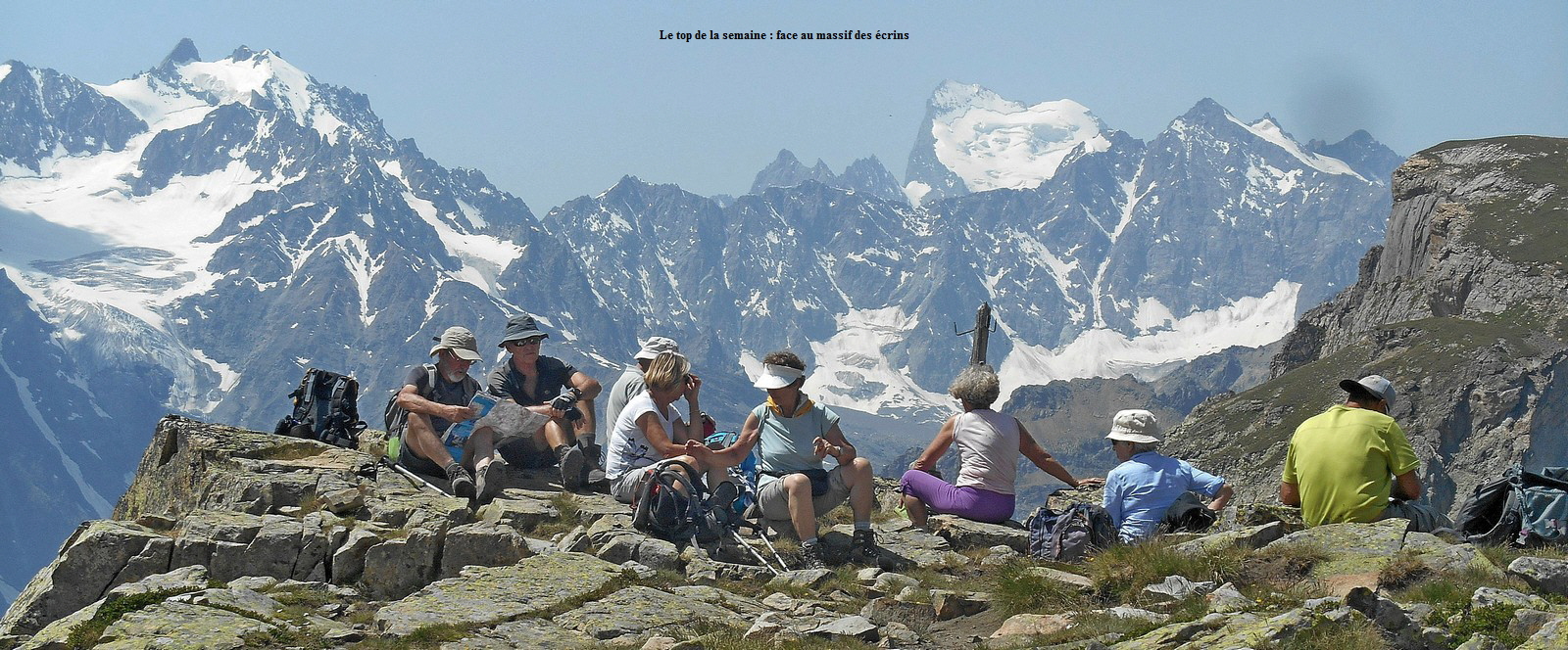 Le top de la semaine : face au massif des crins
