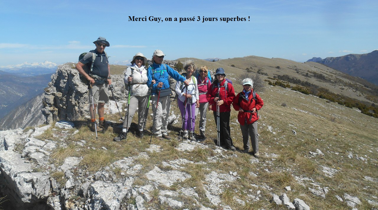 Merci Guy, on a passé 3 jours superbes !