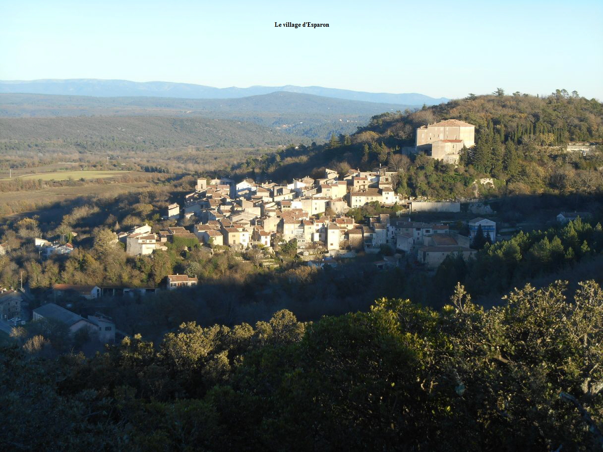 Le village d'Esparon
