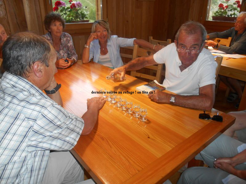 dernire soire au refuge ! on fte a !
