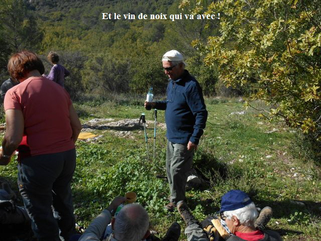 Et le vin de noix qui va avec !