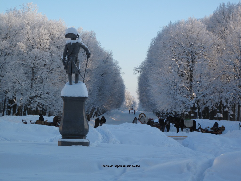 Statue de Napoleon, vue de dos