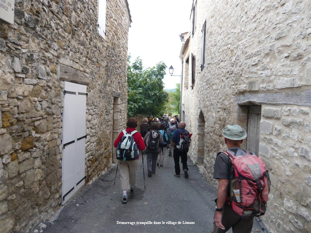 Dmarrage tranquille dans le village de Limans