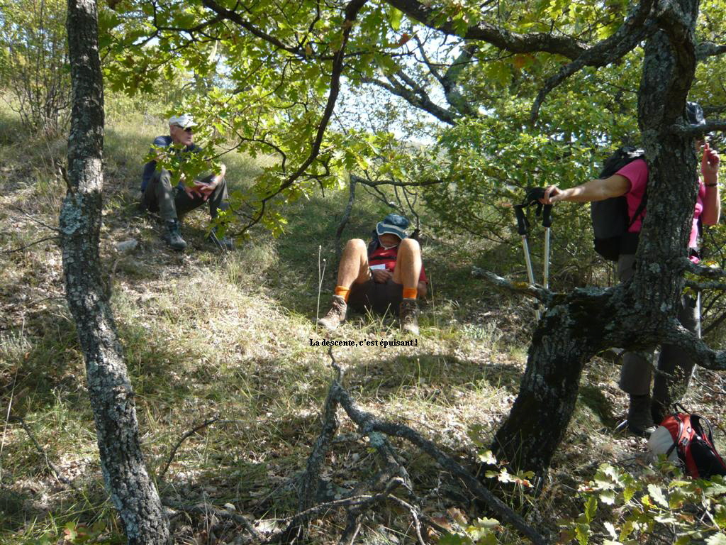 La descente, c'est puisant !