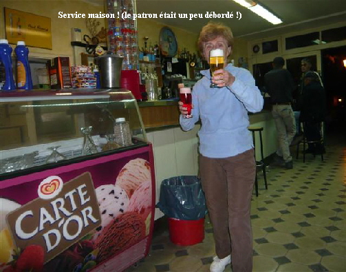 Service maison ! (le patron tait un peu dbord !)