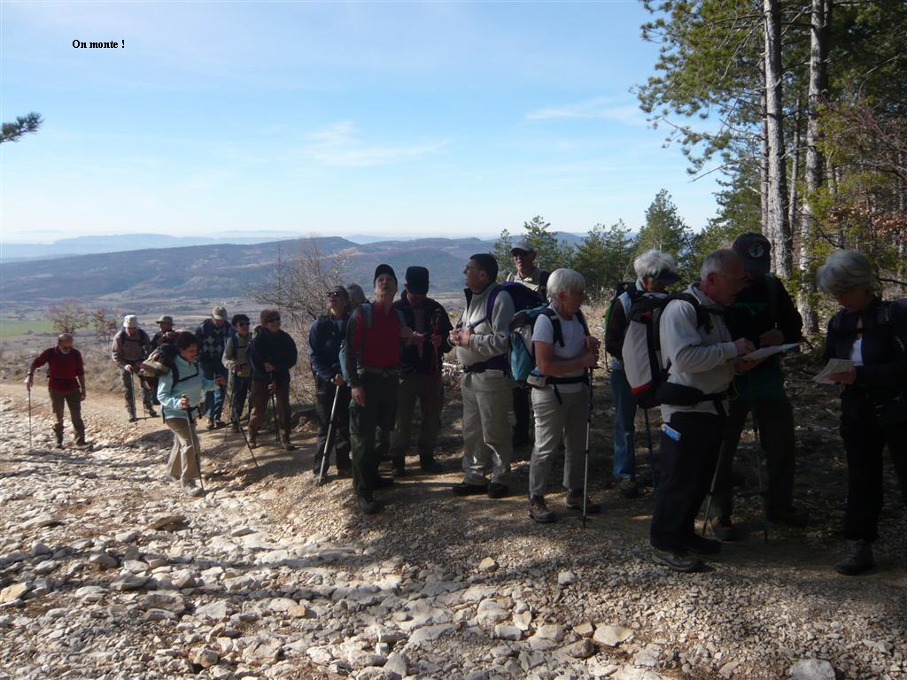 On monte !