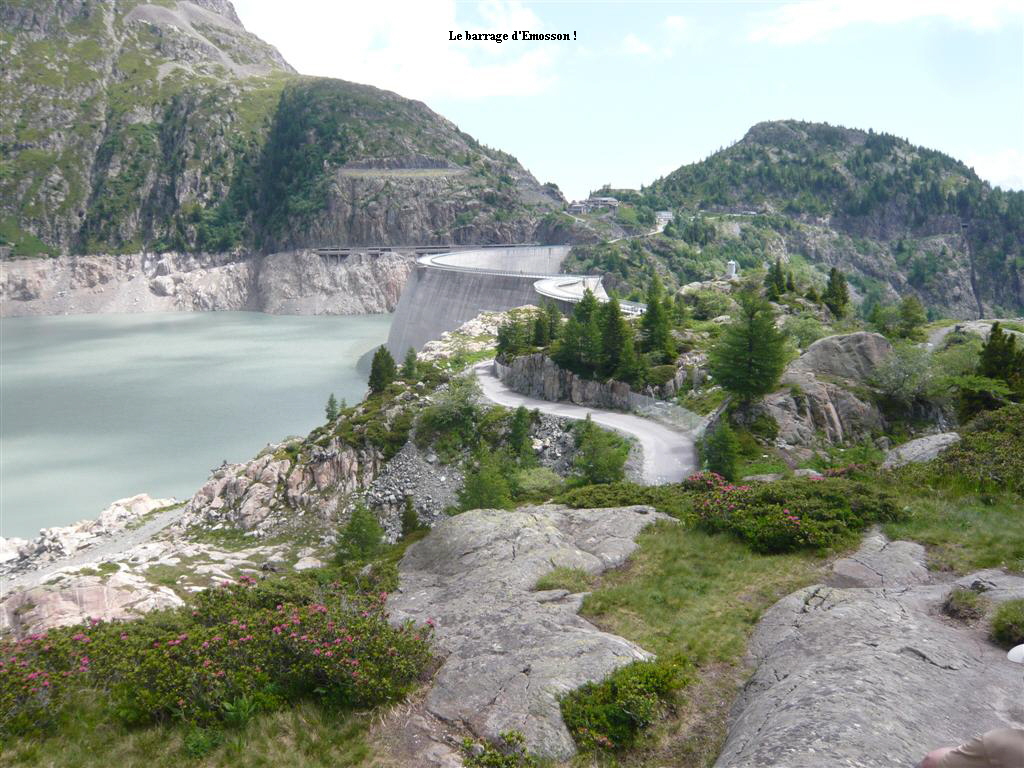 Le barrage d'Emosson !