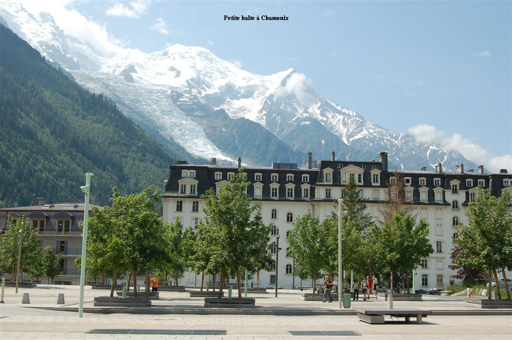 Petite halte  Chamonix