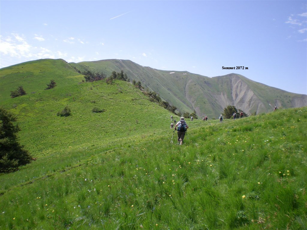 Sommet 2072 m