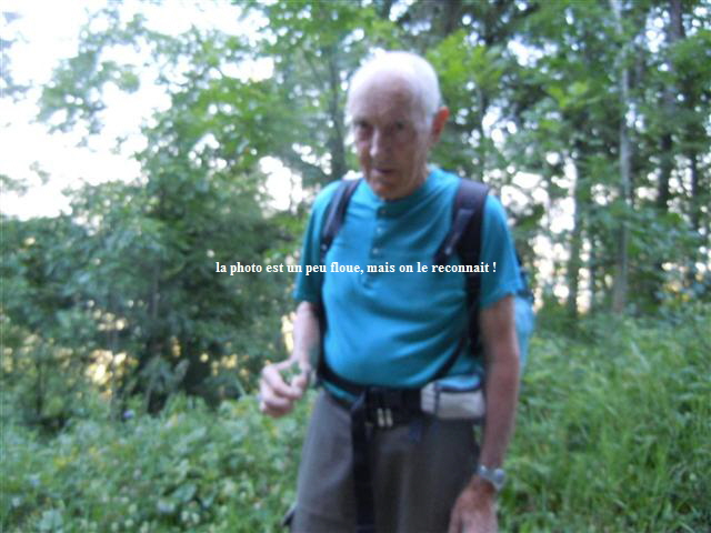 la photo est un peu floue, mais on le reconnait !