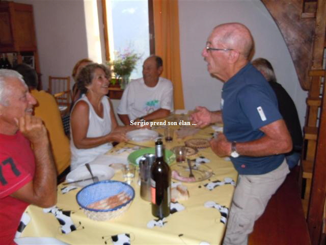 Sergio prend son lan ...