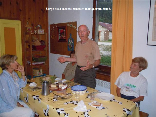 Serge nous raconte comment fabriquer un cano.