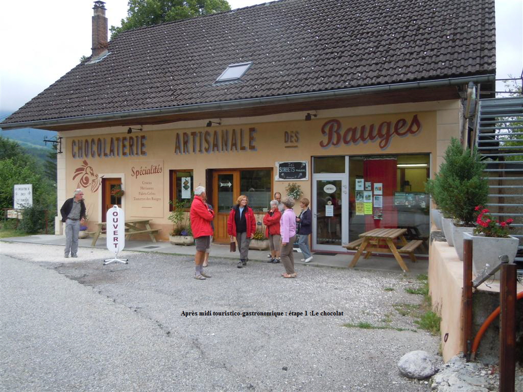 Aprs midi touristico-gastronomique : tape 1 :Le chocolat