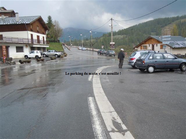 Le parking du matin s'est mouill !
