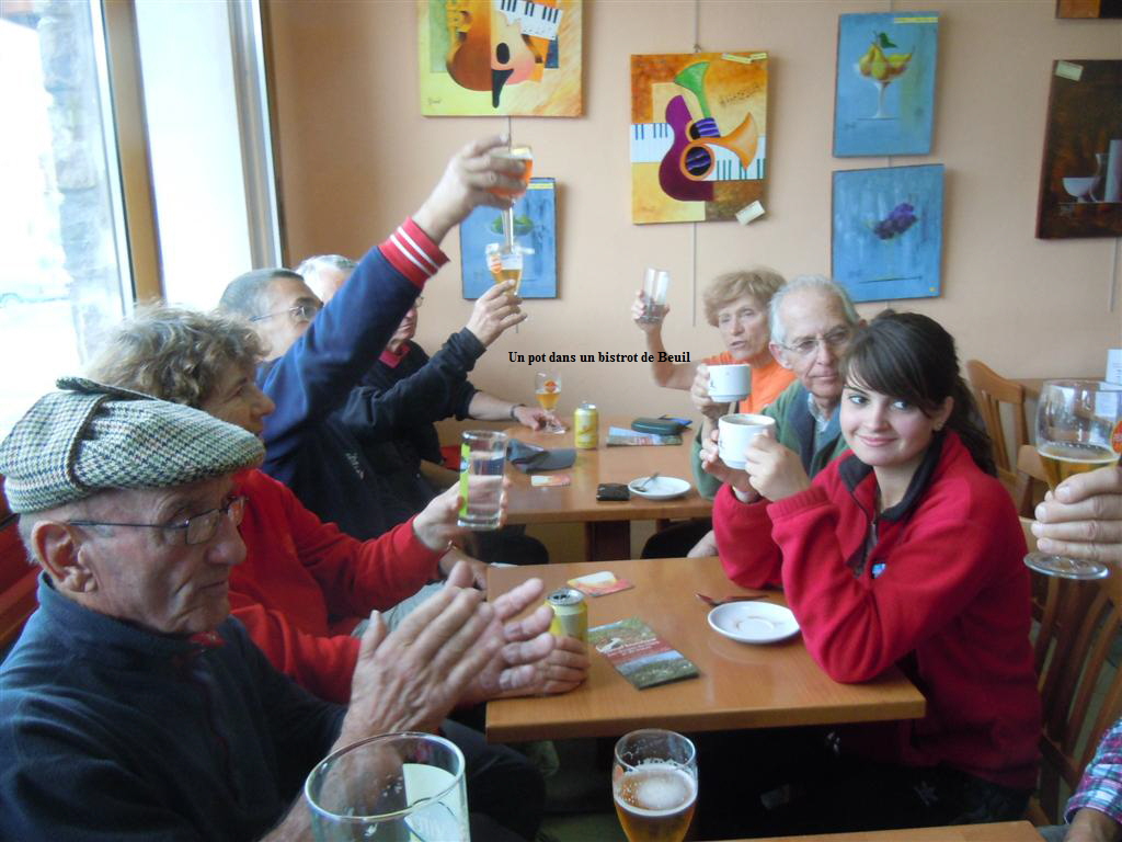 Un pot dans un bistrot de Beuil