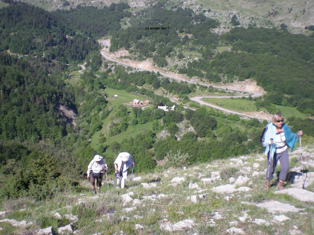 a monte dur !