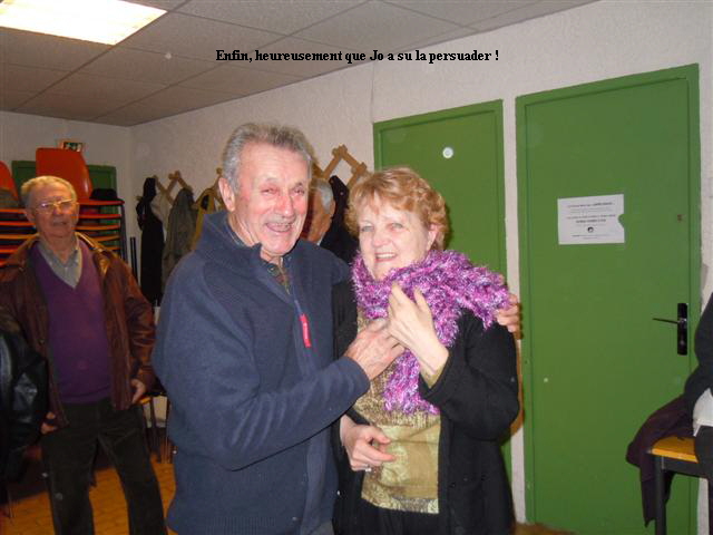 Enfin, heureusement que Jo a su la persuader !