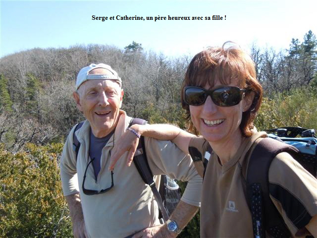 Serge et Catherine, un pre heureux avec sa fille !