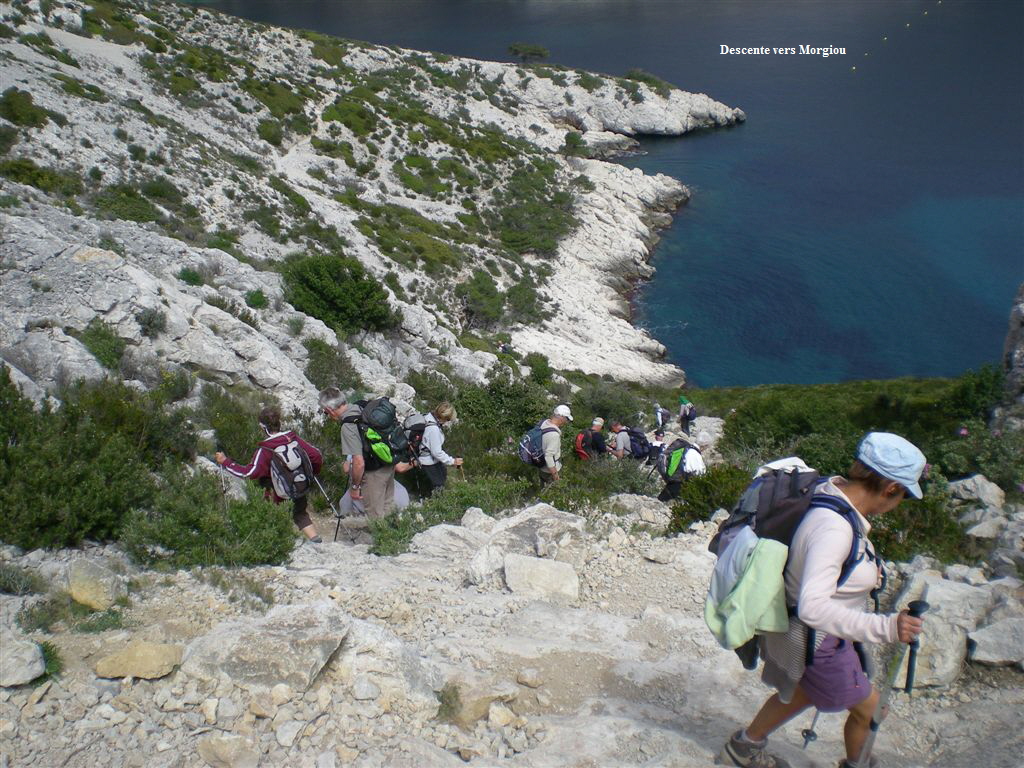 Descente vers Morgiou