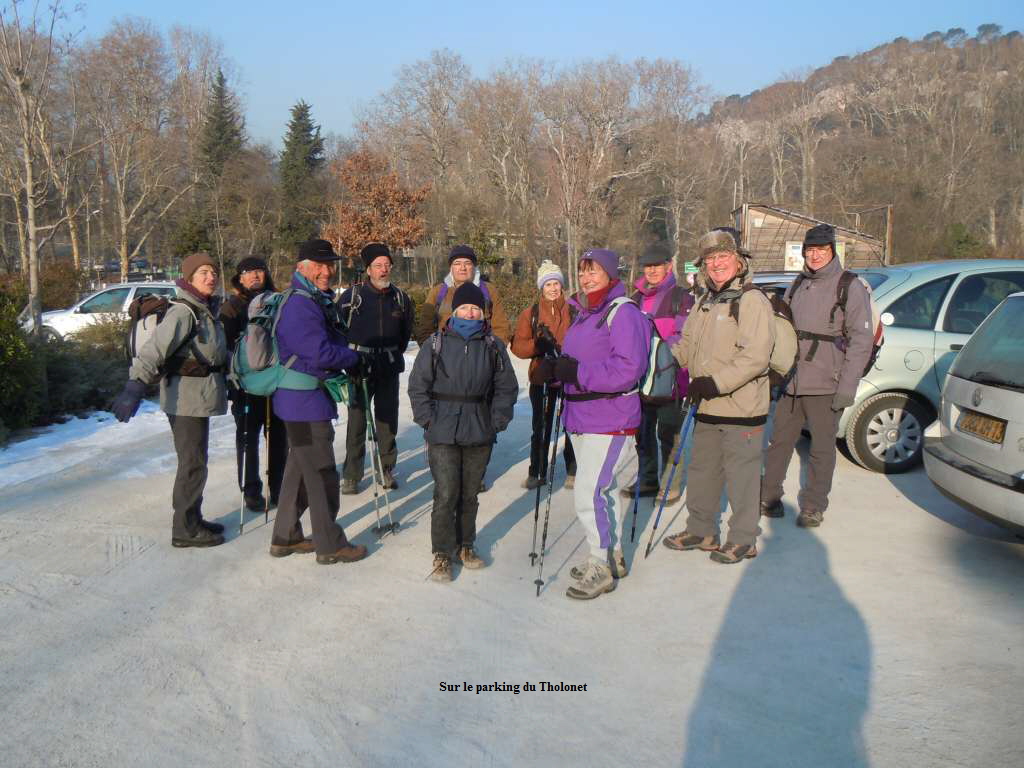 Sur le parking du Tholonet