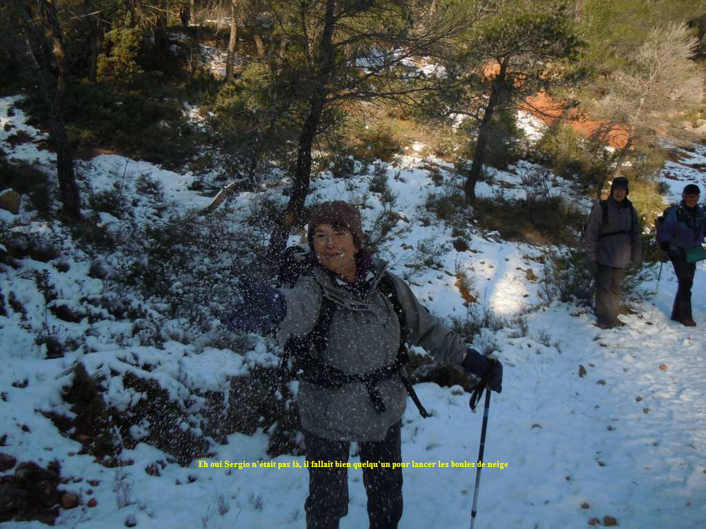 Eh oui Sergio n'tait pas l, il fallait bien quelqu'un pour lancer les boules de neige