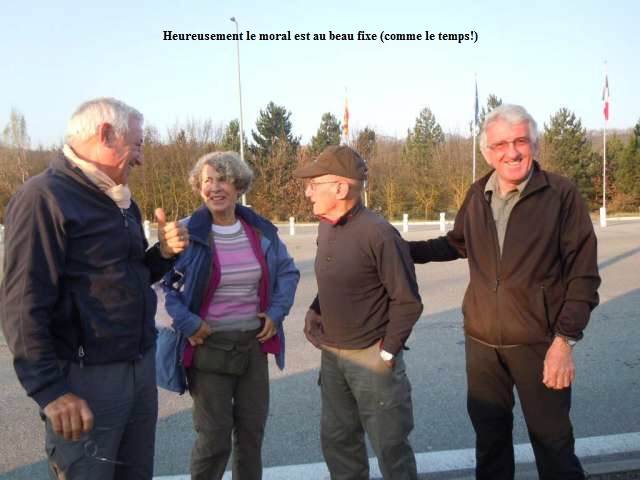 Heureusement le moral est au beau fixe (comme le temps!)