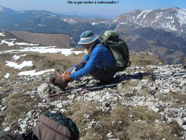 On va pas tarder  redescendre !