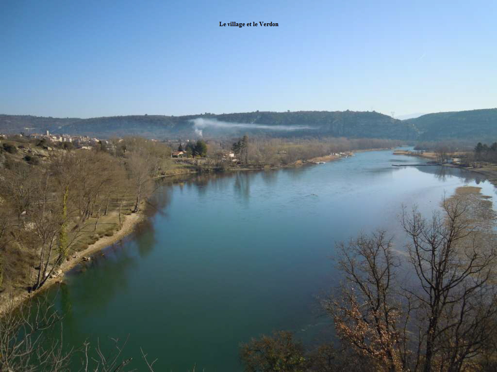 Le village et le Verdon
