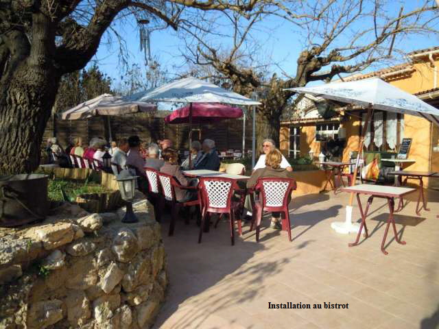 Installation au bistrot