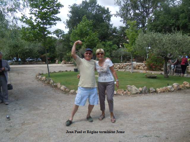 Jean Paul et Rgine terminent 3eme