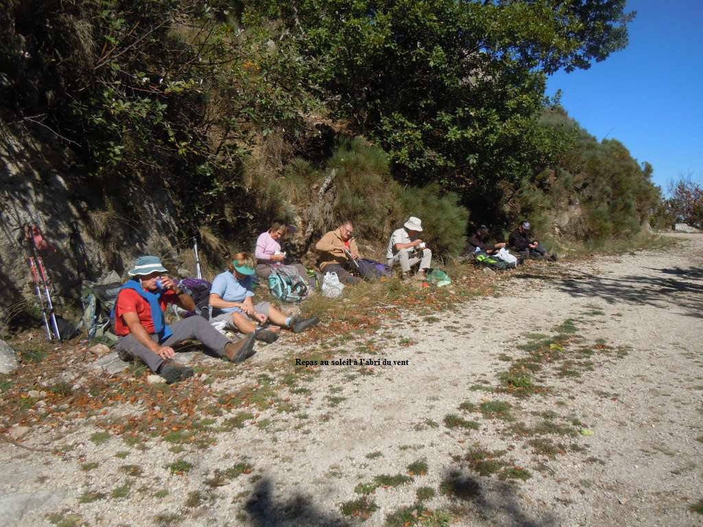 Repas au soleil  l'abri du vent