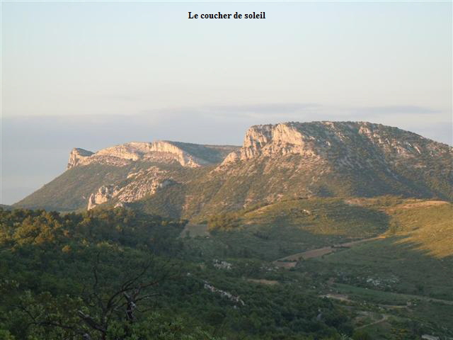 Le coucher de soleil
