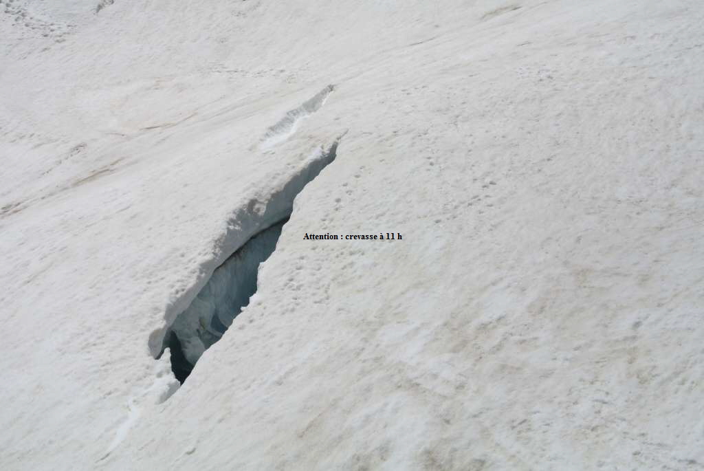Attention : crevasse  11 h